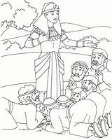 Sermon Mount Coloring Color Pages Getcolorings Mou sketch template
