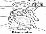 Hinduska sketch template