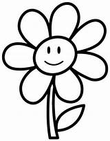 Flower Coloring Pages Color Kindergarten sketch template