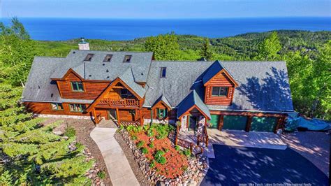 dream cabins log cabin  lake superior including guest cottage listed   gallery