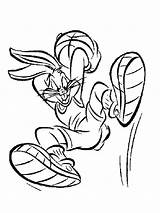 Bunny Bugs Jam Fete Anniversaire Coloriages Coloriage Baloncesto Getcolorings Giochiecolori Populaire Vos Lapin Fabio Maestro sketch template