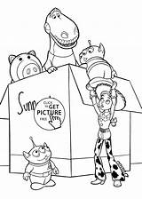 Coloring Pages Toy Story Kids 4kids Printable sketch template