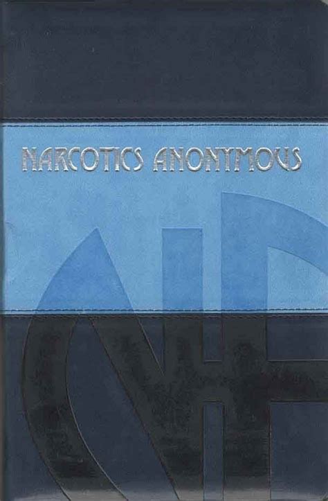 narcotics anonymous main text leather bound