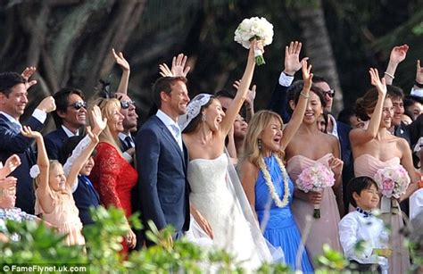 jenson button ties the knot with lingerie model jessica