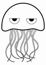 Jellyfish Medusa Kwal Kleurplaat Qualle Malvorlage Colorear Disegno Clipartmax Ausmalbild Coloringhome Schulbilder Schoolplaten Meduse Turtle Educolor Grote Scarica sketch template