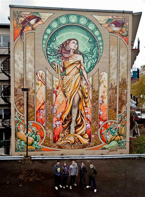 impressive five story “our lady of grace” graffiti mural artistrealm