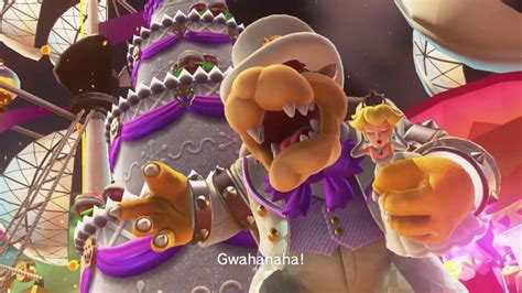 Super Mario Odyssey Cutscenes Bowsers Kingdom Catching Up To Bowser
