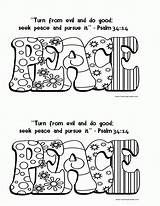 Coloring Pages Spirit Fruit Bible Peace School Fruits Psalm Sunday Kids Jesus Colouring Clipart Lessons Forgiveness Scripture Crafts Church Craft sketch template