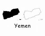 Yemen sketch template