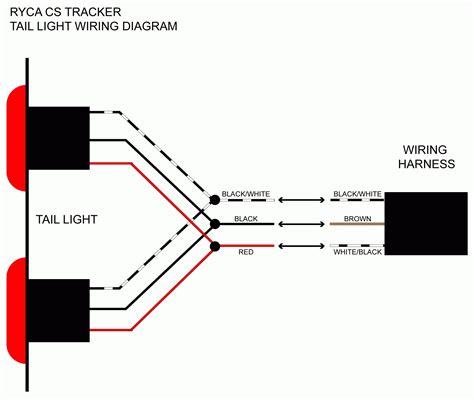 wire tail light wiring diagram tail light wiring diagram  mustang source ford