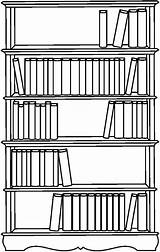 Bookshelf Bookshelves Ausmalbilder Bookcase Estantería Estanterías Bücherregale Tocolor Páginas Línea Blogging Maché Qoutes sketch template