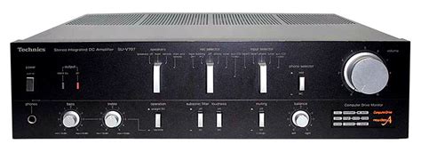 technics su v707 manual stereo integrated dc amplifier hifi engine