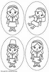 Puppets Rhyme Nursery Stick sketch template