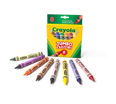 crayola jumbo crayons  ct crayola