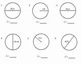 Circumference Name Worksheet sketch template