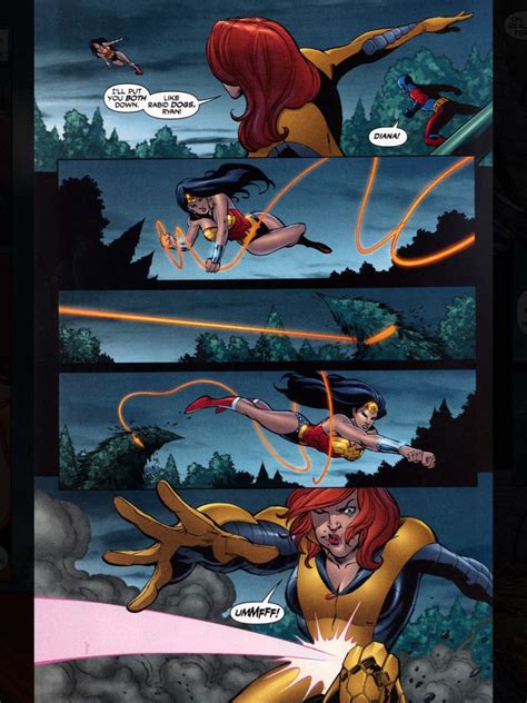 Wonderwoman Vs Giganta Comic Books Comics Dc Comics