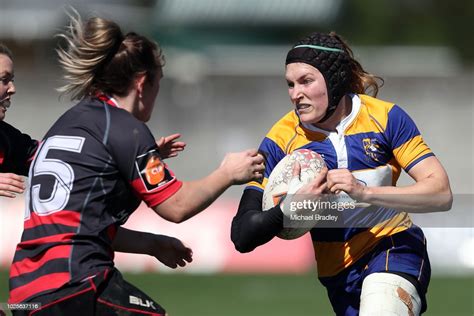 bay of plenty s emily magee is taken in a solid tackle during the