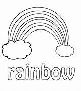 Coloring Pages Kindergarten Preschool Rainbow Printable Color Weather Sheet Colouring Kids Preschoolers Printables Worksheet School Colors Book Para Sheets Pre sketch template
