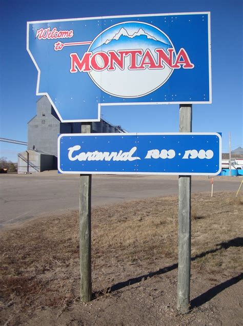 montana sign westby montana located    flickr