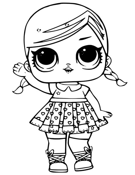 coloring pages lol doll