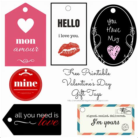 printable valentines day gift tags valentines day blog hop