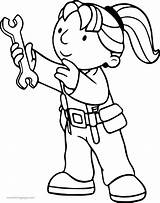 Builder Bob Coloring Pages Wendy Choose Board sketch template