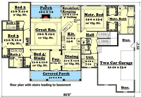 elegant  bedroom house plan  options hz architectural designs house plans