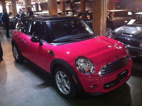 pink car pink mini   pink mini coopers pink car mini cooper