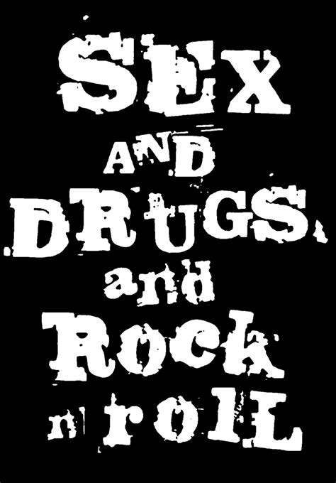 Sex And Drugs And Rocknroll Aufnäher