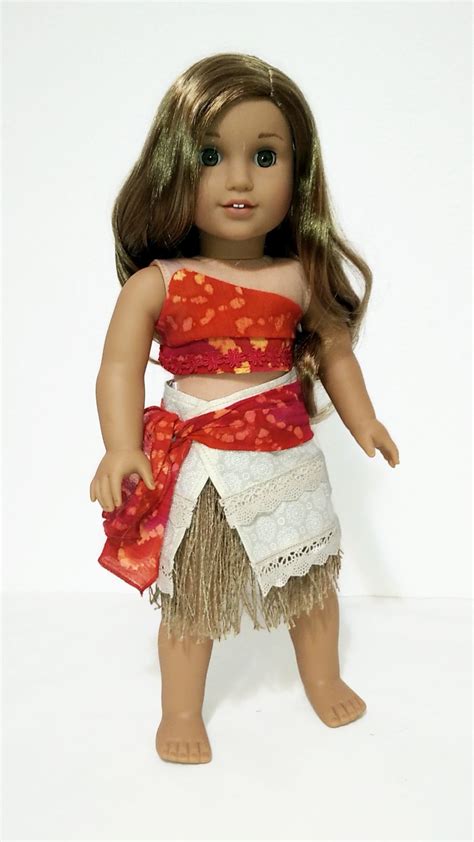 turn your doll into disney princess moana with this beautiful outfit