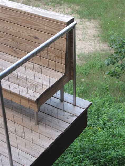 Vertical Cable Railing Systems Stair Railing Ideas Cable Systems