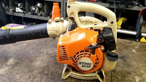 stihl bg  blower carburetor repair youtube