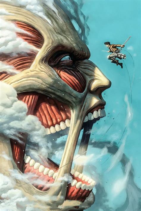 Attack On Titan Face Poster Attack On Titan Anime Attack On Titan