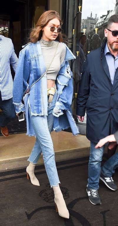 Take A Look At Hot And Sexy Denim Pictures Of Gigi Hadid