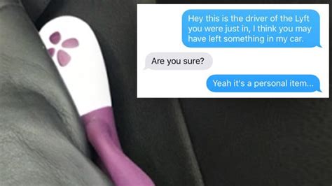 Woman Leaves Sex Toy In Back Of Lyft Share Car ‘omg I’m So Embarrassed ’
