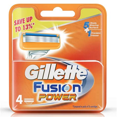 gillette fusion proglide flexball power razor blades 4s pack