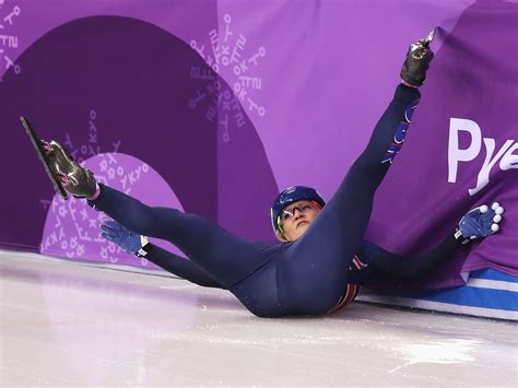 Winter Olympics 2018 Elise Christie Crashes Out In Speedskating Final