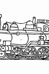 Coloring Locomotora Locomotive sketch template