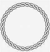 Circle Rope Clipart Coloring Line Transparent Pngkey sketch template
