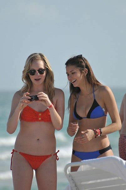 nina dobrev bikini candids in miami