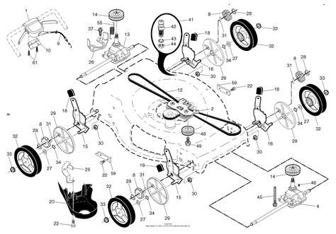 husqvarna mower parts diagram