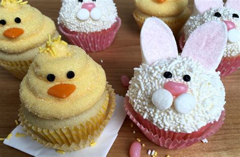 easy easter bunny  baby chick cupcakes tara teaspoon