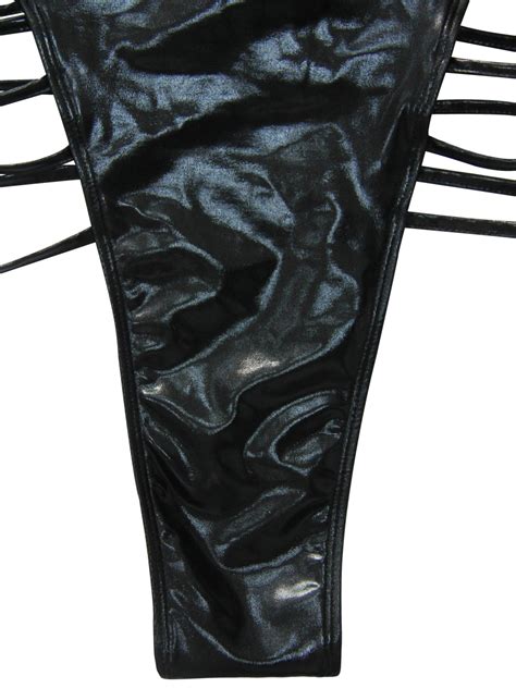 hot product 2019 shiny leather women swimwear sexy bikini buy hot