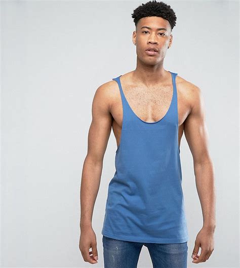 asos tall extreme racer  tank  raw edges shopstyle clothes  shoes latest fashion