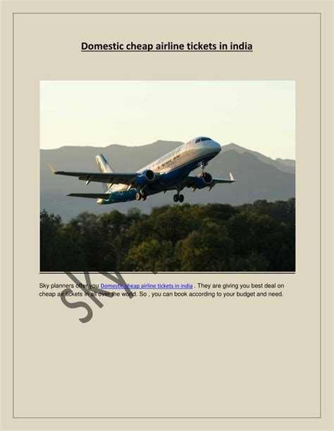 domestic cheap airline   india powerpoint    id