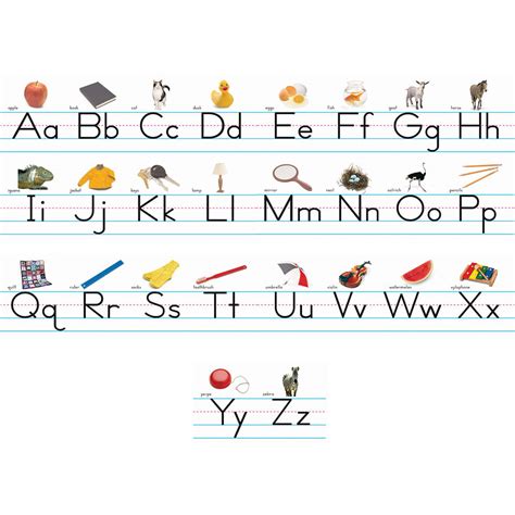 alphabet lines traditional manuscript classroom essentials