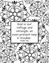 Bible Coloring Verse Pages sketch template