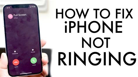 fix iphone  ringing  calls youtube