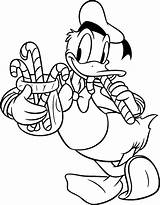 Coloring Duck Donald Pages Disney sketch template