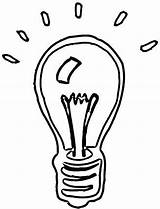 Bulb Coloring Pages Getcolorings Light sketch template